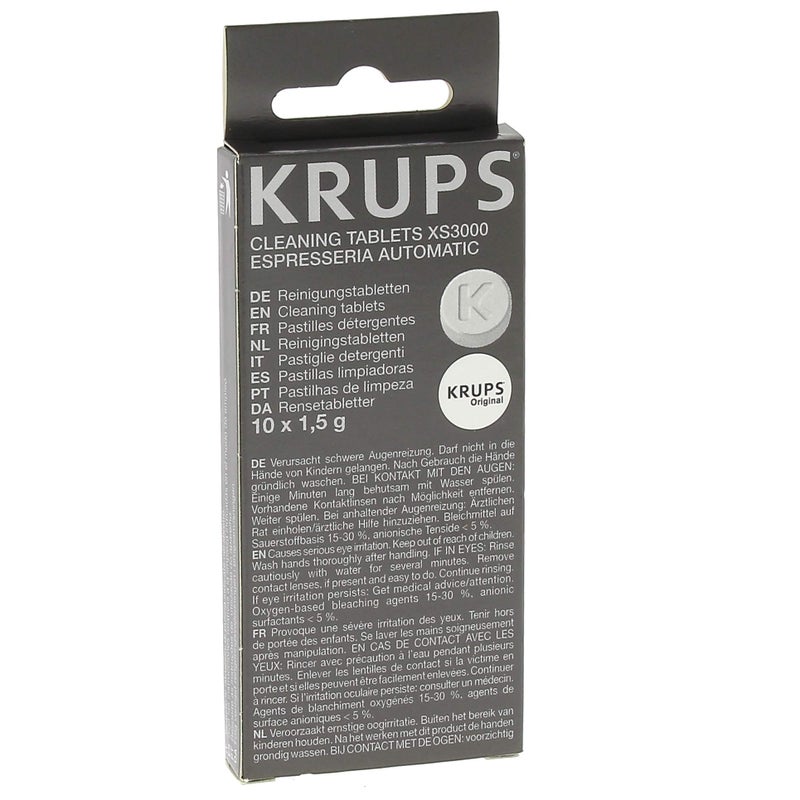 KRUPS XS3000 Cleaning Tablets for KRUPS Fully Automatic Machines For Fully Automatic Machines EA82 And EA9000 - Image 1